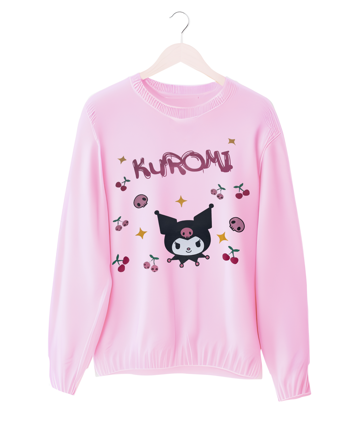 Kuromi Pastel Colored Sweater Cute Sanrio Clothes