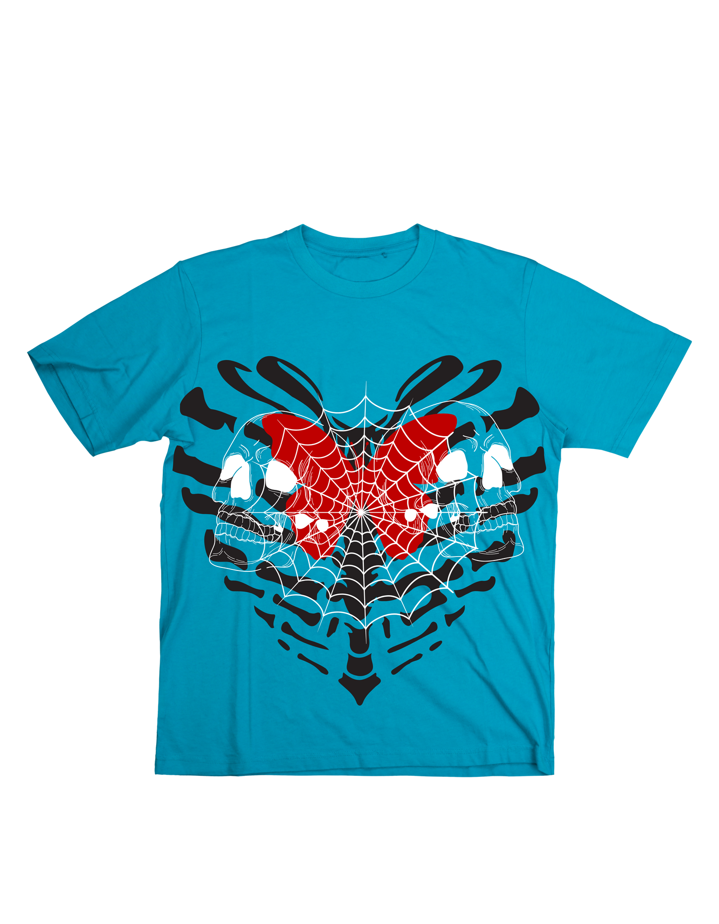 Skull & Heart Shirt Y2K