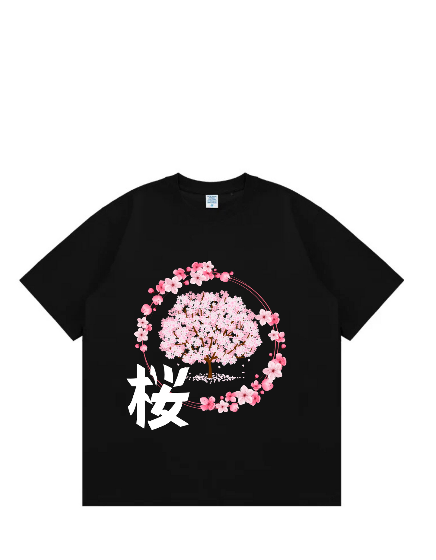 Black Sakura T Shirt Japanese