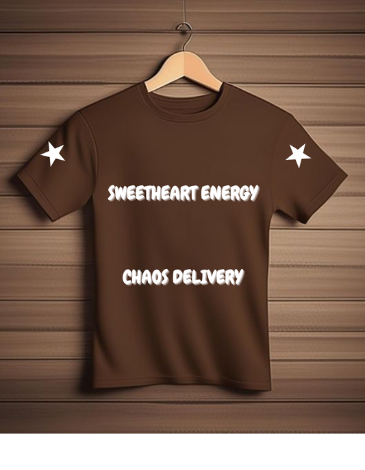 Cute Brown Shirt With Funny Phrase