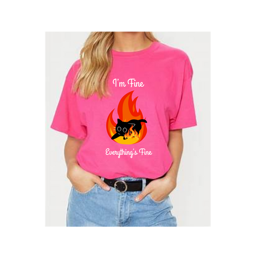 Everything Is Fine Graphic T-Shirt