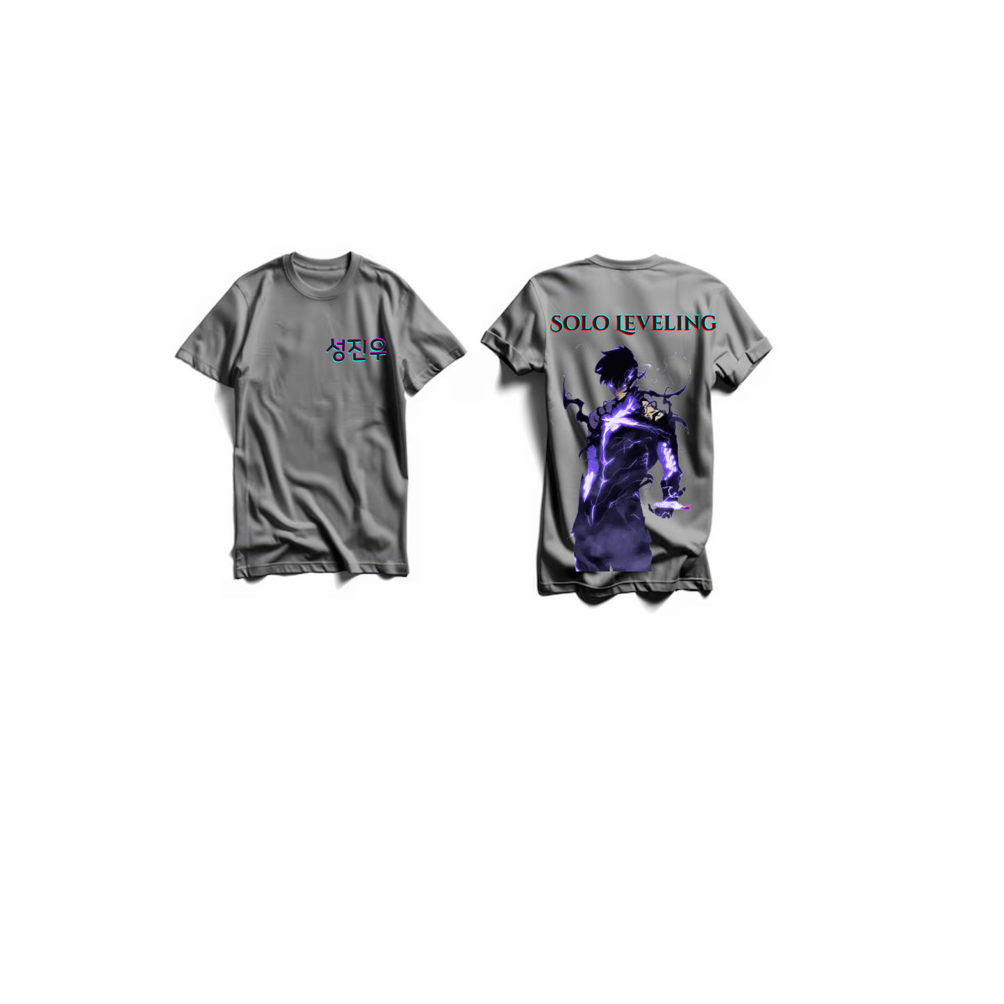 Solo Leveling Graphic T Shirt Aeni Character Jin Woo