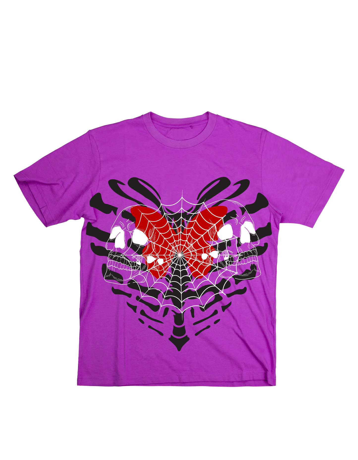 Skull & Heart Shirt Y2K